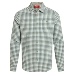 Craghoppers Men's Nosilife Nuoro Check Long Sleeve Shirt III -Columbia Store Webversion CMS724 107 LichenGreen EcruCheck 01 c318d0e0 482a 4480 a3f2 7f0b06ab6c82