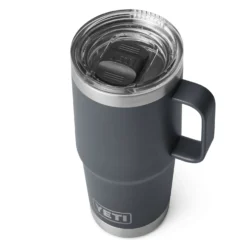 Yeti Rambler 20 Oz (591 Ml) Travel Mug -Columbia Store charcoal 0001 site studio Drinkware Rambler 20oz Travel Mug Charcoal 3qtr 5071 Primary B 2400x2400 2f2d16e7 0a7d 40c9 9053 79827c1984ca
