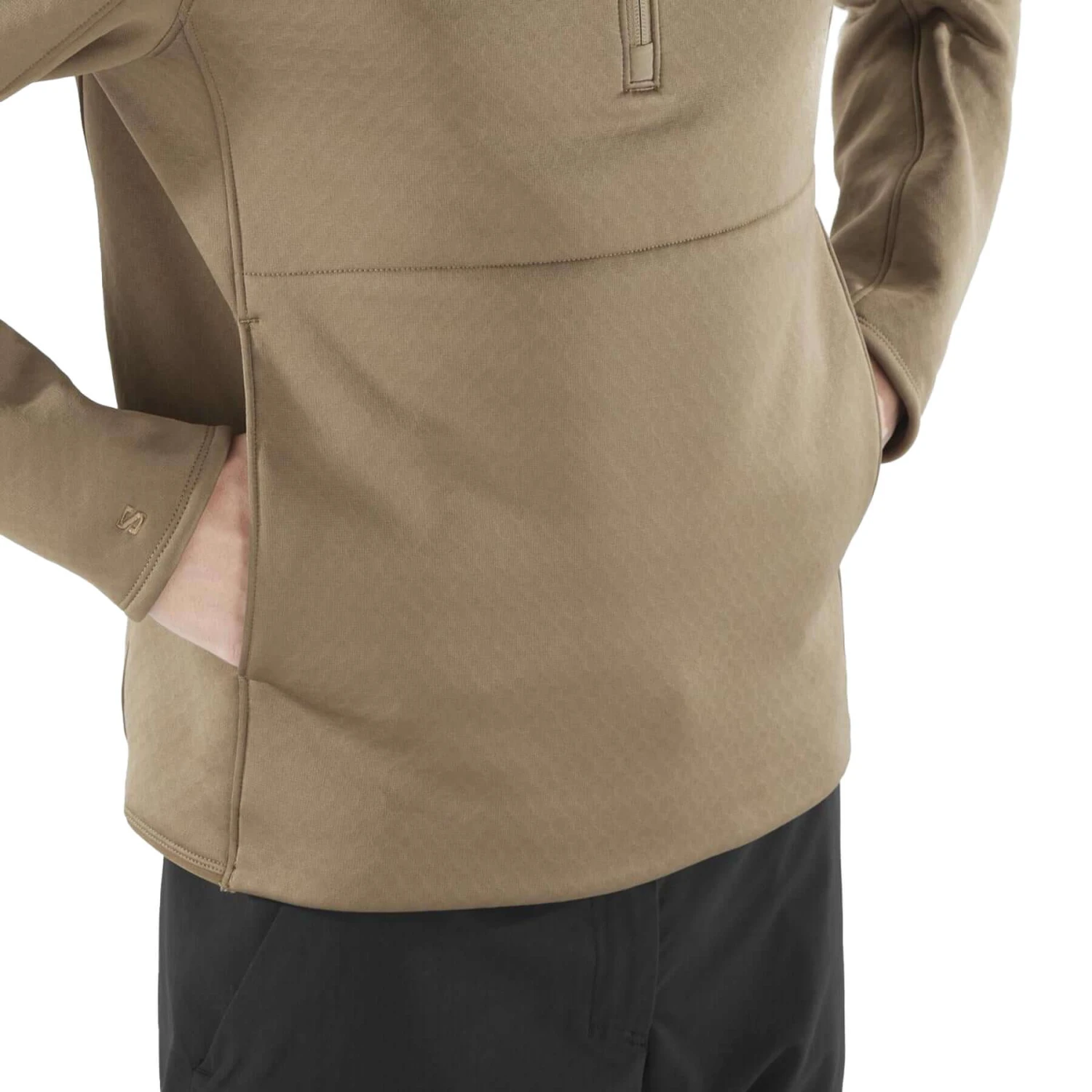 Salomon Men's Essential Midfleece Half Zip Pullover 5 Salomon Men's Essential Midfleece Half Zip Pullover - Image 3