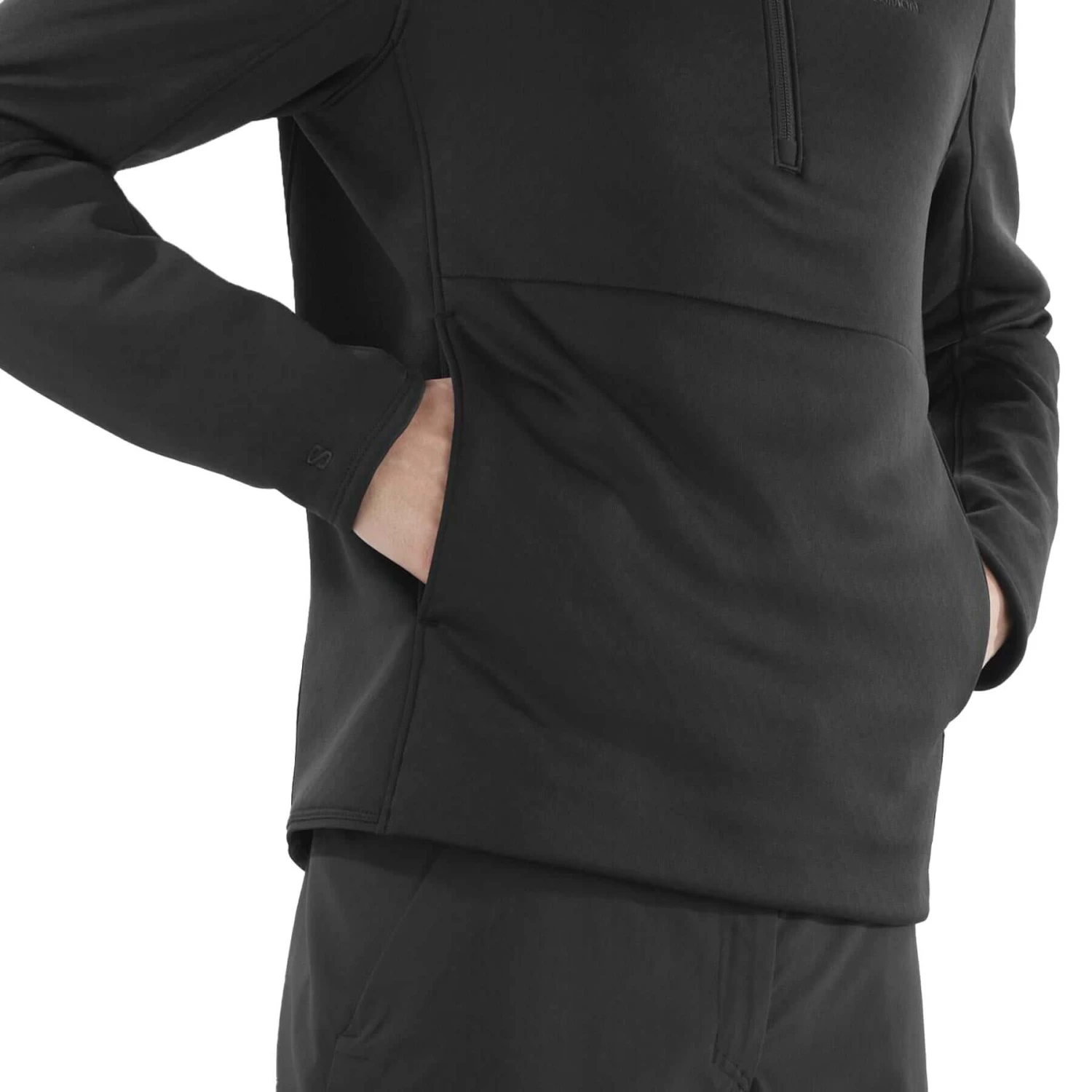 Salomon Men's Essential Midfleece Half Zip Pullover 18 Salomon Men's Essential Midfleece Half Zip Pullover - Image 16