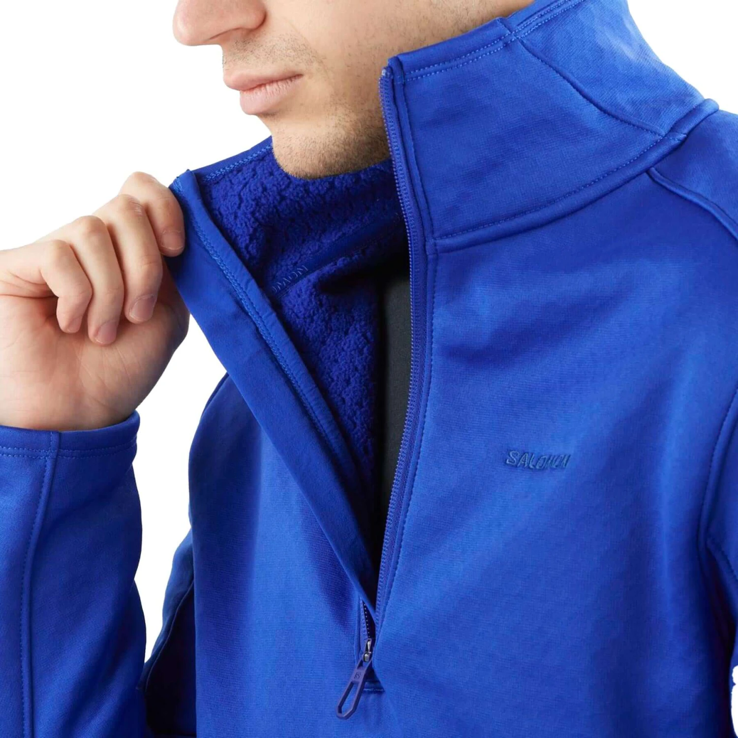 Salomon Men's Essential Midfleece Half Zip Pullover 11 Salomon Men's Essential Midfleece Half Zip Pullover - Image 9