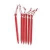 MSR Mini-Groundhog Stake Kit (6 Stakes) 1 MSR Mini-Groundhog Stake Kit (6 Stakes) -Columbia Store msr mini groundhog stake kit 6 stakes red ss21