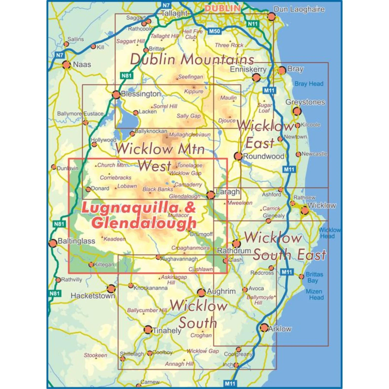 Lugnaquilla & Glendalough Map 5 Lugnaquilla & Glendalough Map - Image 3