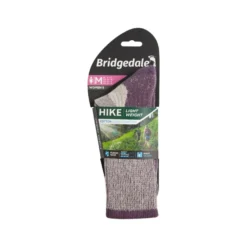 Bridgedale Women's Hike Lightweight Cotton Cool Comfort Socks -Columbia Store womens hike lightweight cotton cool comfort boot wmn original 710 616 350 plum 3 800x800 499c1be8 7349 4b16 b2a5 691a8b690ddf